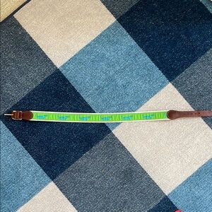 J. Bailey Green and Brown Belt with Stylish Design